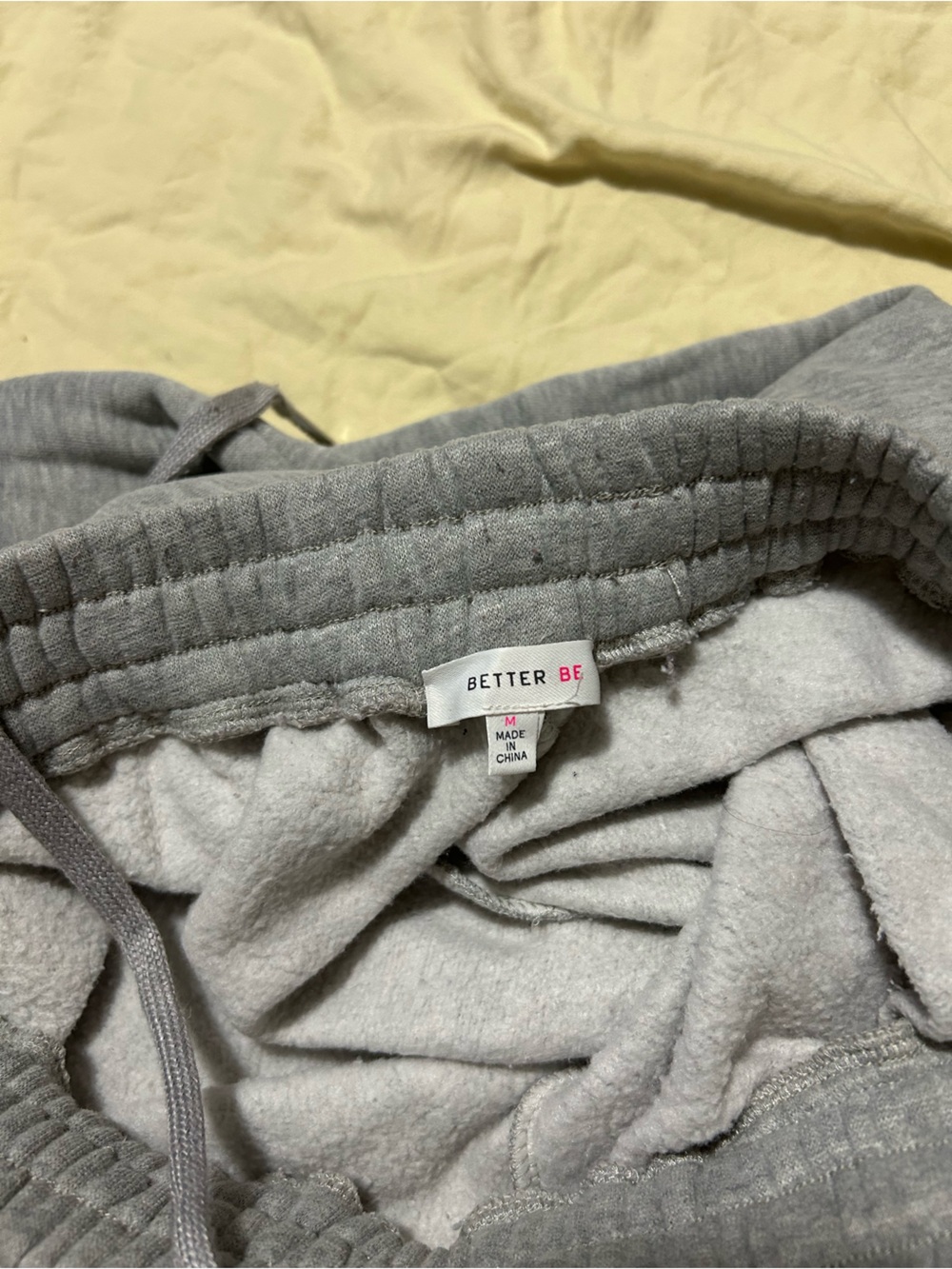 Better Be Kids Light Gray Cozy Jogger Pants